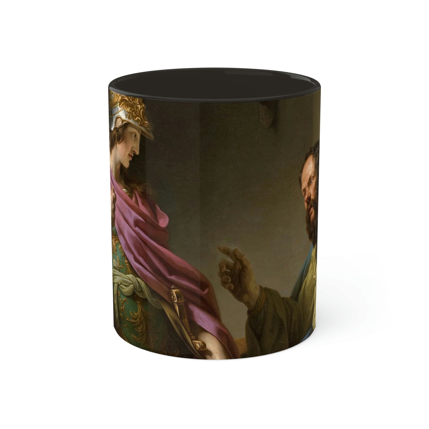 Alcibiades receiving Lessons from Socrates Mug, 11oz