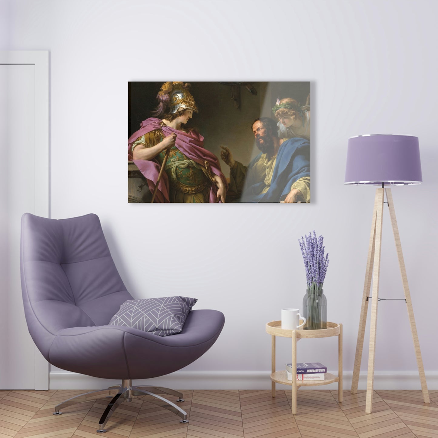 Alcibiades receiving Lessons from Socrates Print