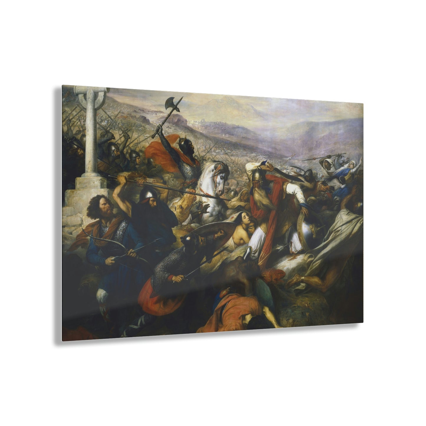 Charles Martel in the Battle of Tours Print