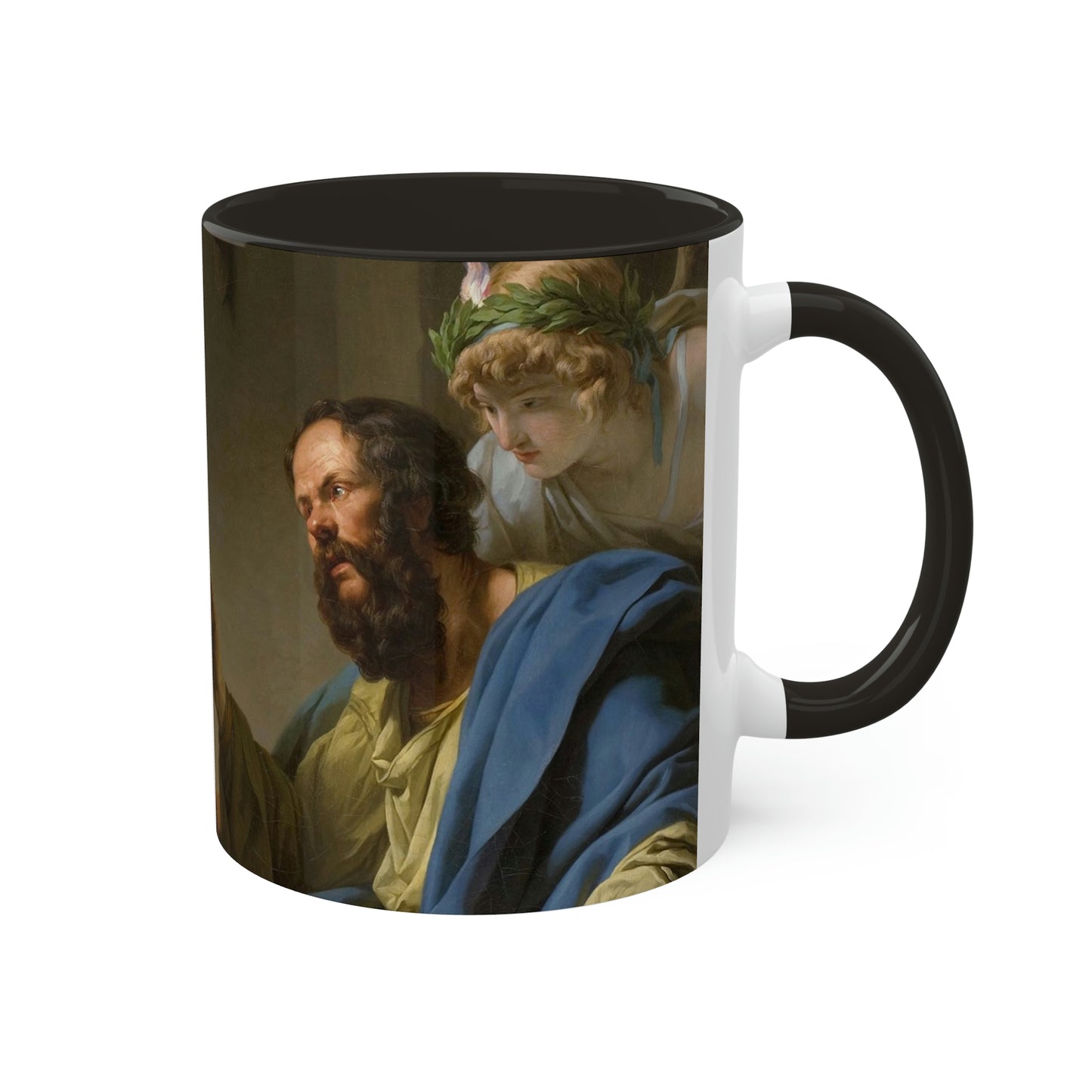 Alcibiades receiving Lessons from Socrates Mug, 11oz