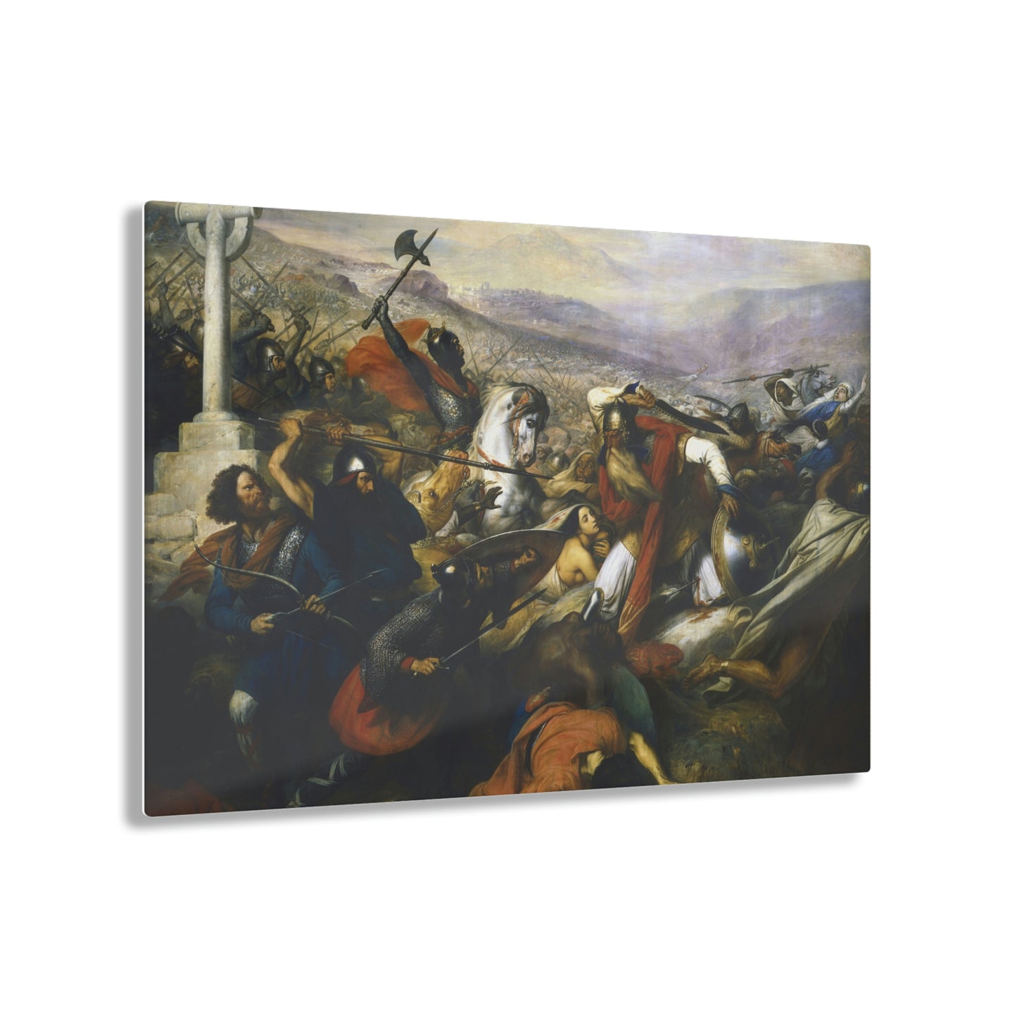 Charles Martel in the Battle of Tours Print