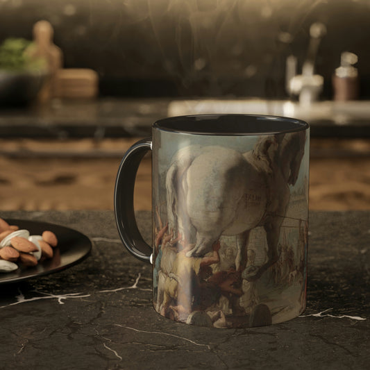 The Procession of the Trojan Horse in Troy Mug, 11oz