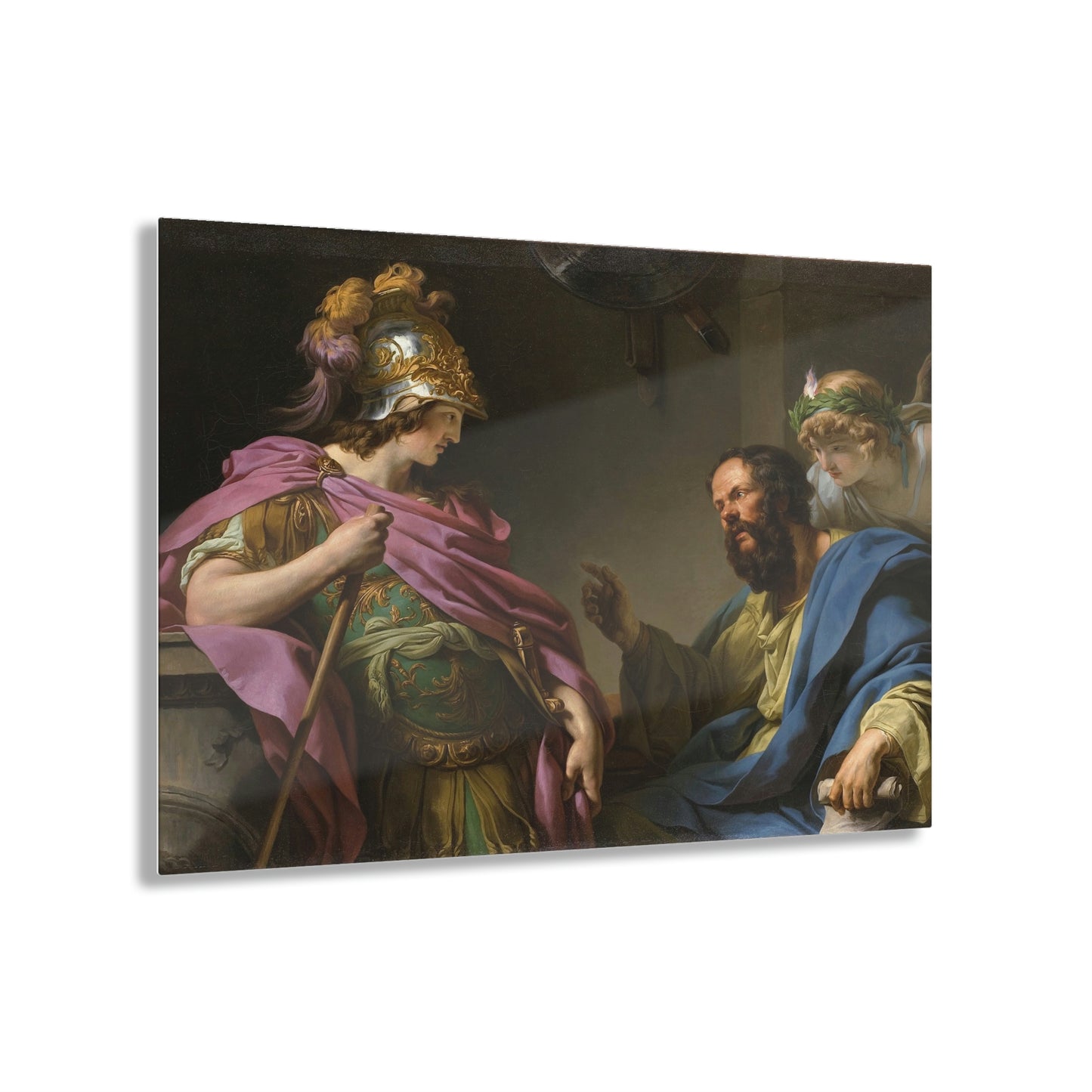 Alcibiades receiving Lessons from Socrates Print